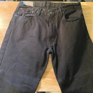 Black polo dungarees 32/32